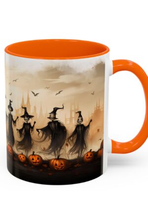 Halloween Scarecrow Mug, Halloween Mug, Spooky Fall Coffee Cup, Creepy Cute Halloween Mug, Halloween Gifts, Autumn Pumpkin Farmhouse