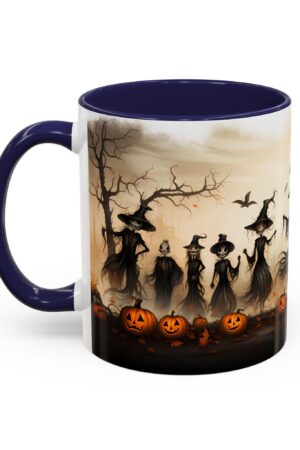 Halloween Scarecrow Mug, Halloween Mug, Spooky Fall Coffee Cup, Creepy Cute Halloween Mug, Halloween Gifts, Autumn Pumpkin Farmhouse