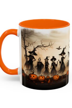 Halloween Scarecrow Mug, Halloween Mug, Spooky Fall Coffee Cup, Creepy Cute Halloween Mug, Halloween Gifts, Autumn Pumpkin Farmhouse