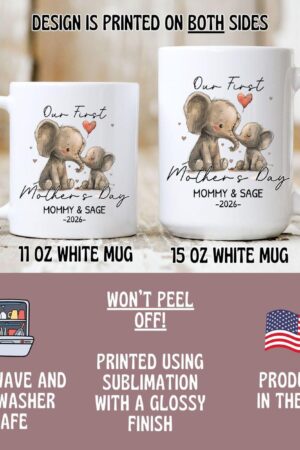 First Mothers Day Gift from Baby, New Mom Gift from Daughter 1st Mothers Day gift from Son First time mom Gift Personalized Mothers Day gift