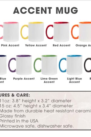 Personalized Grace Accent Mug, Sister In Christ, Christian Coffee Mug with Custom Name & Birth Month Flower, Faith Cross Gift