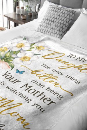 First Time Mom Gift, The Only Thing Better Than Being Your Mother, New Mom Blanket